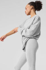Chill Crew Neck Pullover - Athletic Heather Grey