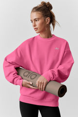 Accolade Crew Neck Pullover - Paradise Pink