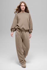 Accolade Crew Neck Pullover - Gravel