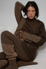 Make Waves Hoodie - Espresso Tonal