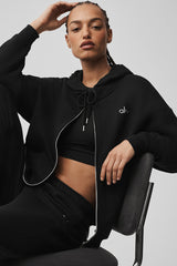 Accolade Full Zip Hoodie - Black