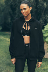 Accolade Full Zip Hoodie - Black