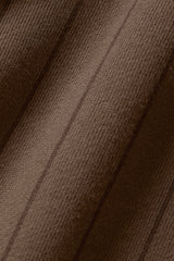 Pinstripe Hoodie - Espresso Pinstripe