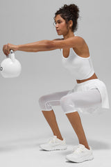 Mesh Front Runner Tank - White