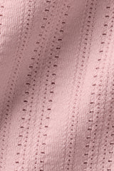Seamless Pointelle Tank - Vintage Pink