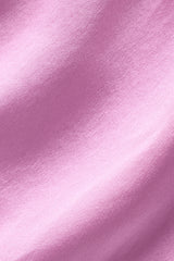Silk Luminous Cropped Button Down Long Sleeve - Candy Heart Pink