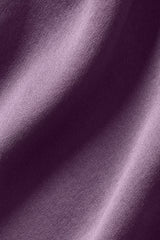 Silk Luminous Cropped Button Down Long Sleeve - Plum Kiss