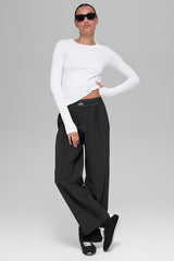 Alosoft Finesse Long Sleeve - White