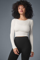 Gather Long Sleeve - Ivory
