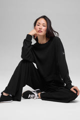 Muse Crew Neck Pullover - Black