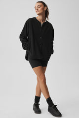 Polar Fleece Take Note Jacket - Black