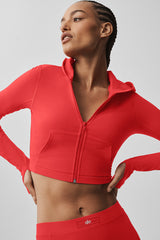 Alosoft Sincere Fitted Jacket - Bright Red