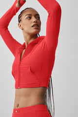 Alosoft Sincere Fitted Jacket - Bright Red