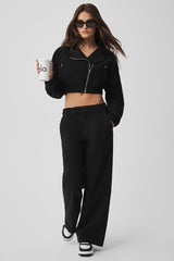 Cropped Cosmopolitan Jacket - Black