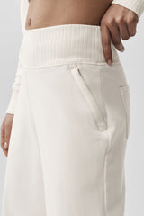 Serenity Wide Leg Sweatpant - Ivory