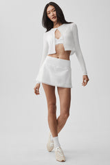 Alosoft Affection Tennis Skirt - White