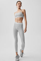 Alosoft Relay Bra - Athletic Heather Grey/White