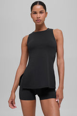 ALO Softsculpt Precision Full Length Bra Tank - Black
